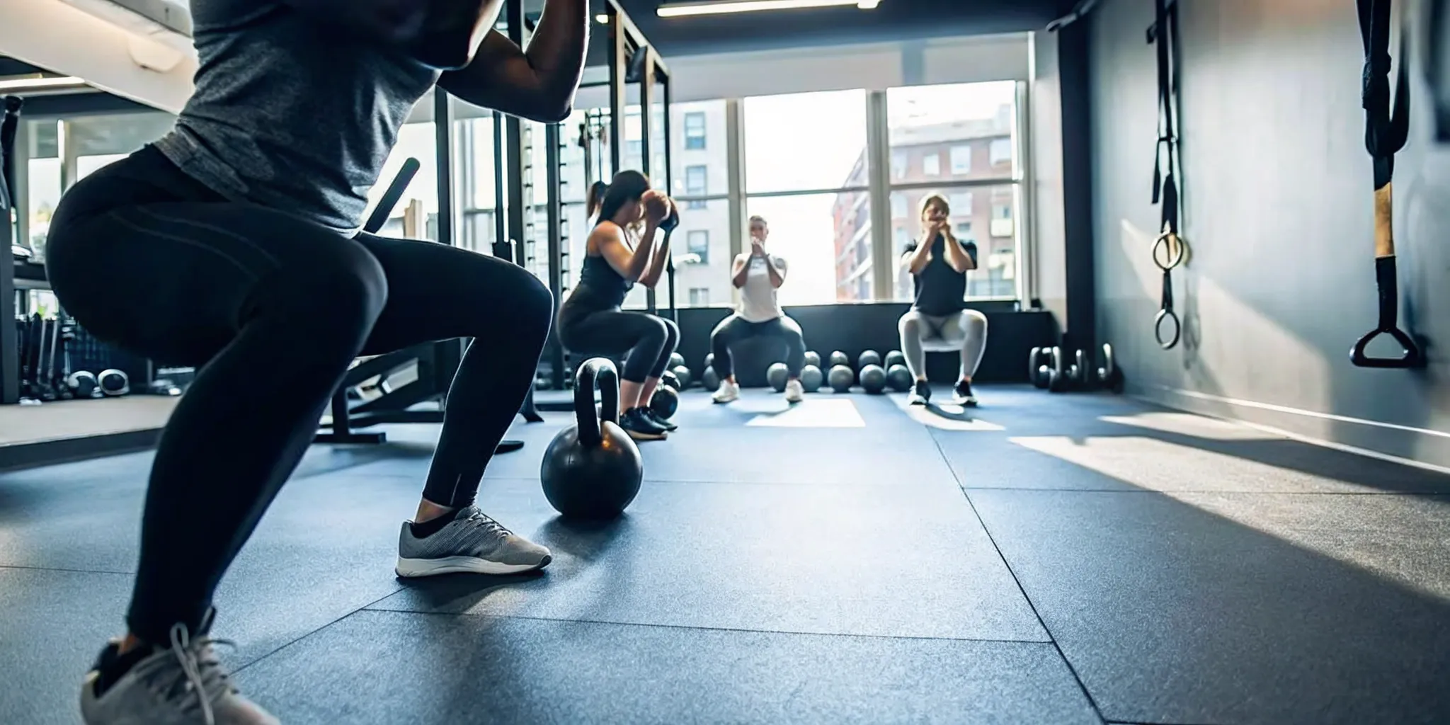 Strength training vs group fitness classes at a Manhattan gym