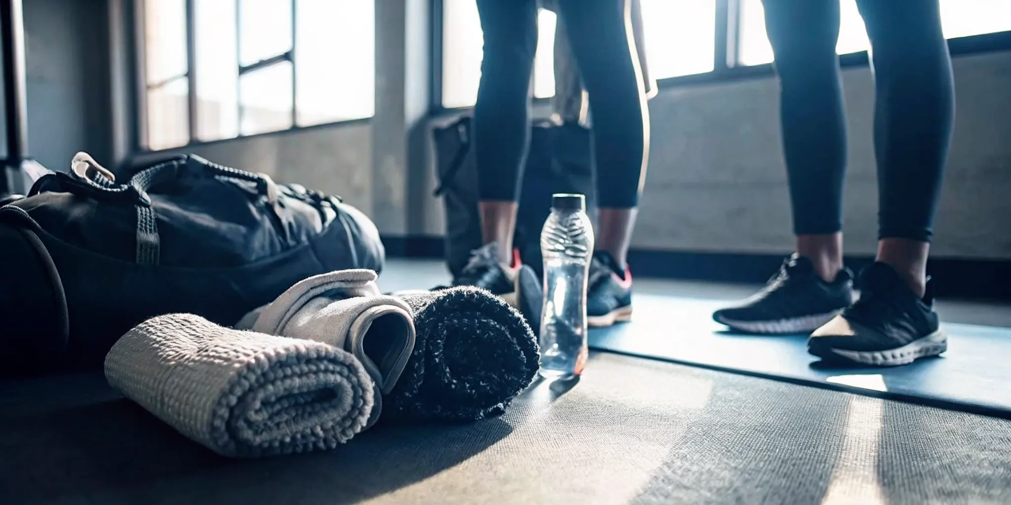 New York gym bag essentials for a group fitness class