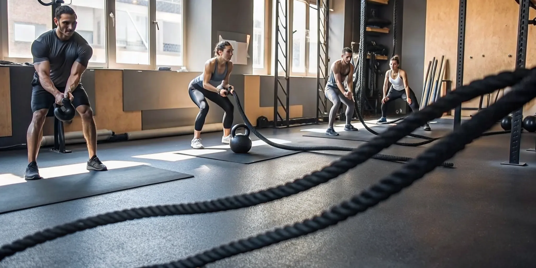 Grind House Williamsburg boutique gym group workout