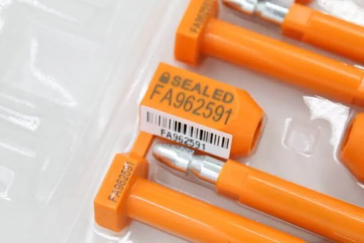 Bolt seal for shipping container security seals