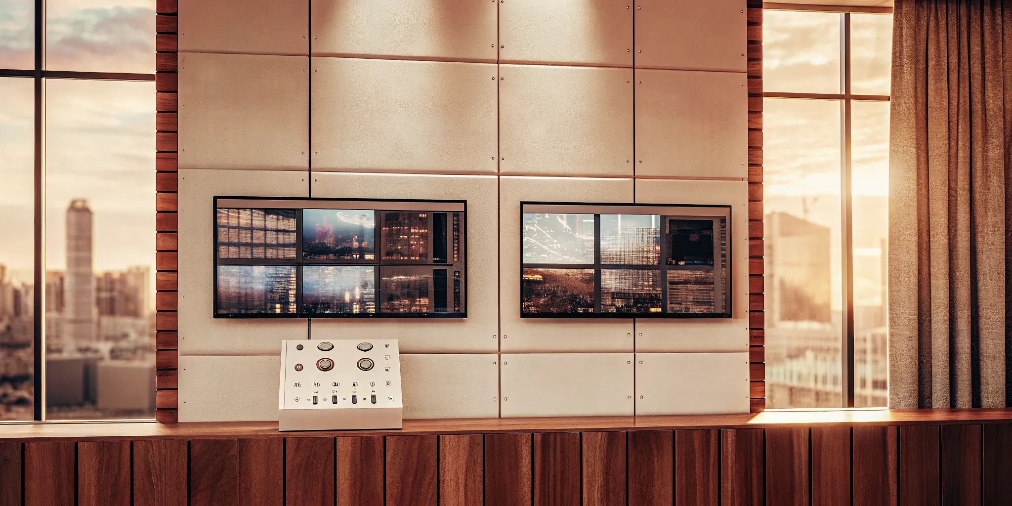 A mock call simulator on a computer screen showing performance analytics for agent training.