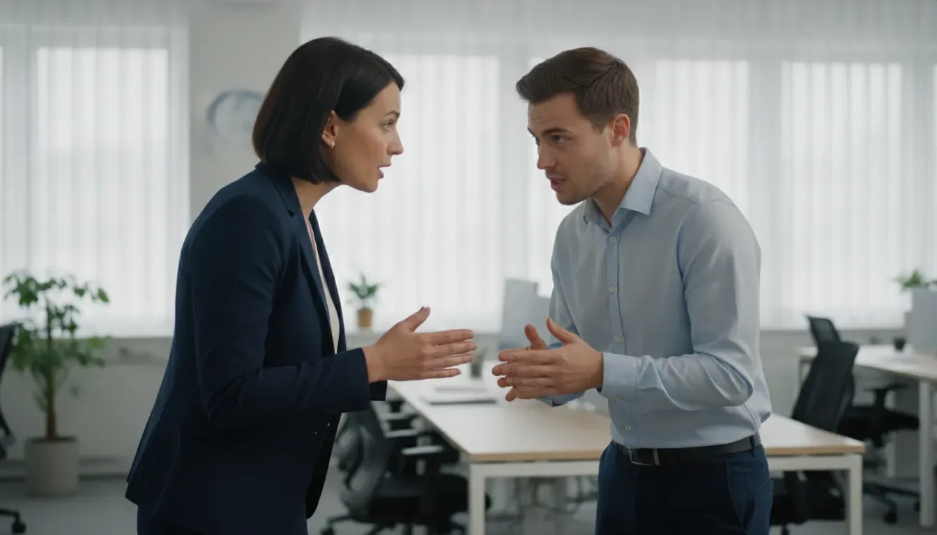 Manager and contact center agent practicing a coaching conversation