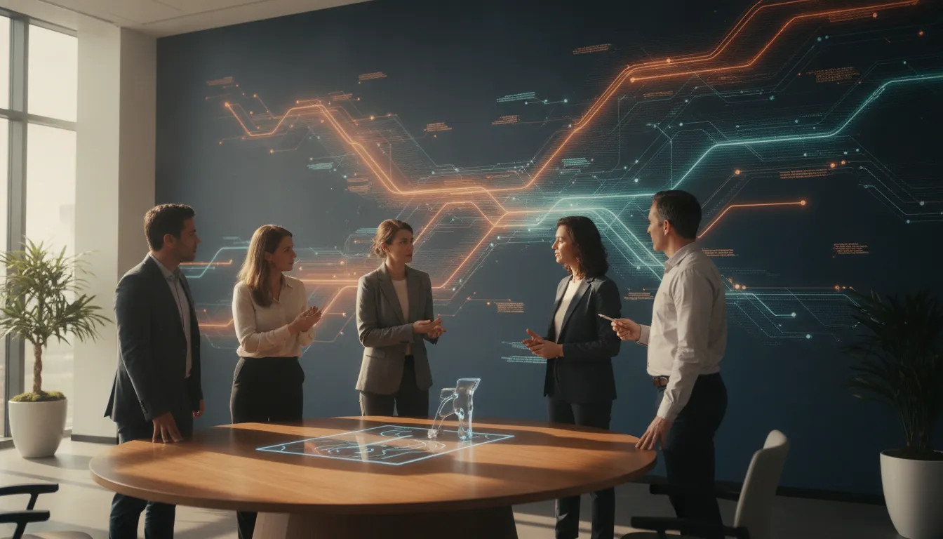 BPO operations leaders reviewing connected performance signals