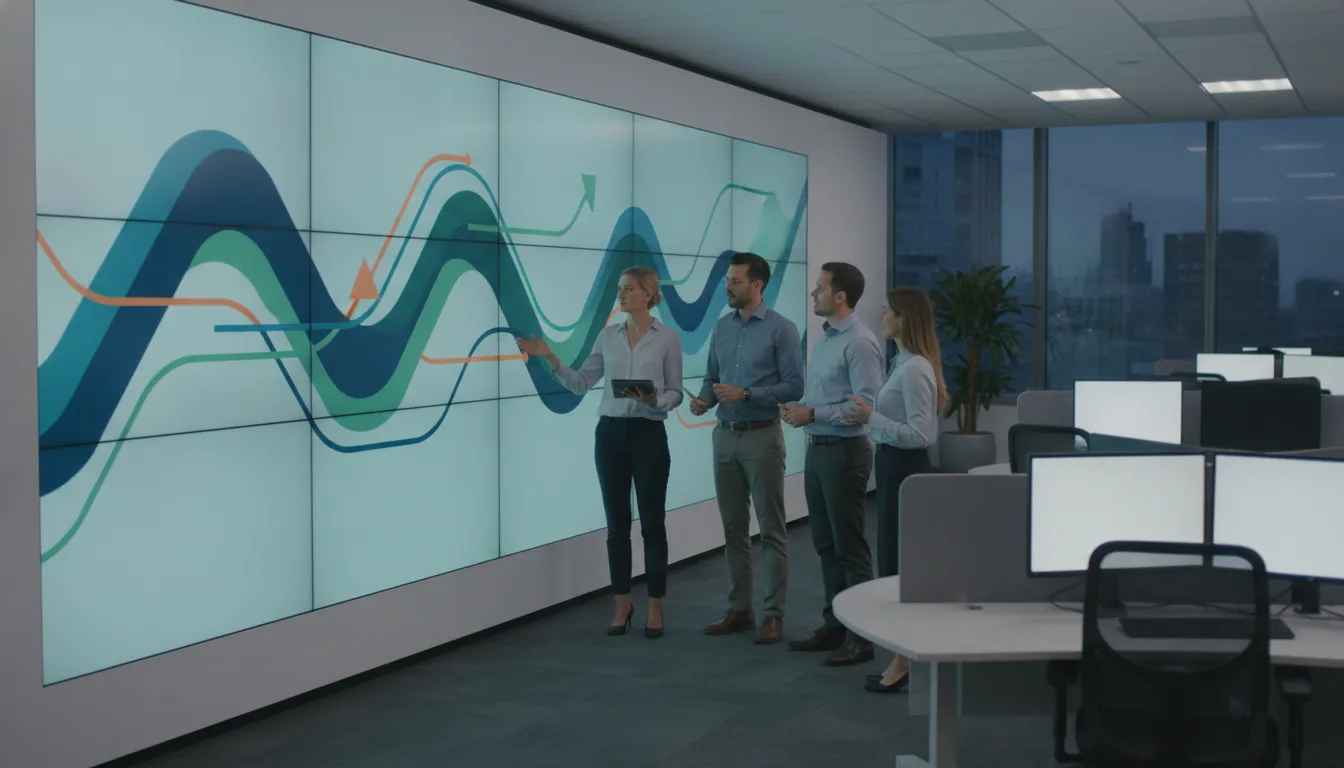 Quality assurance team connecting evaluation insights to coaching and learning actions