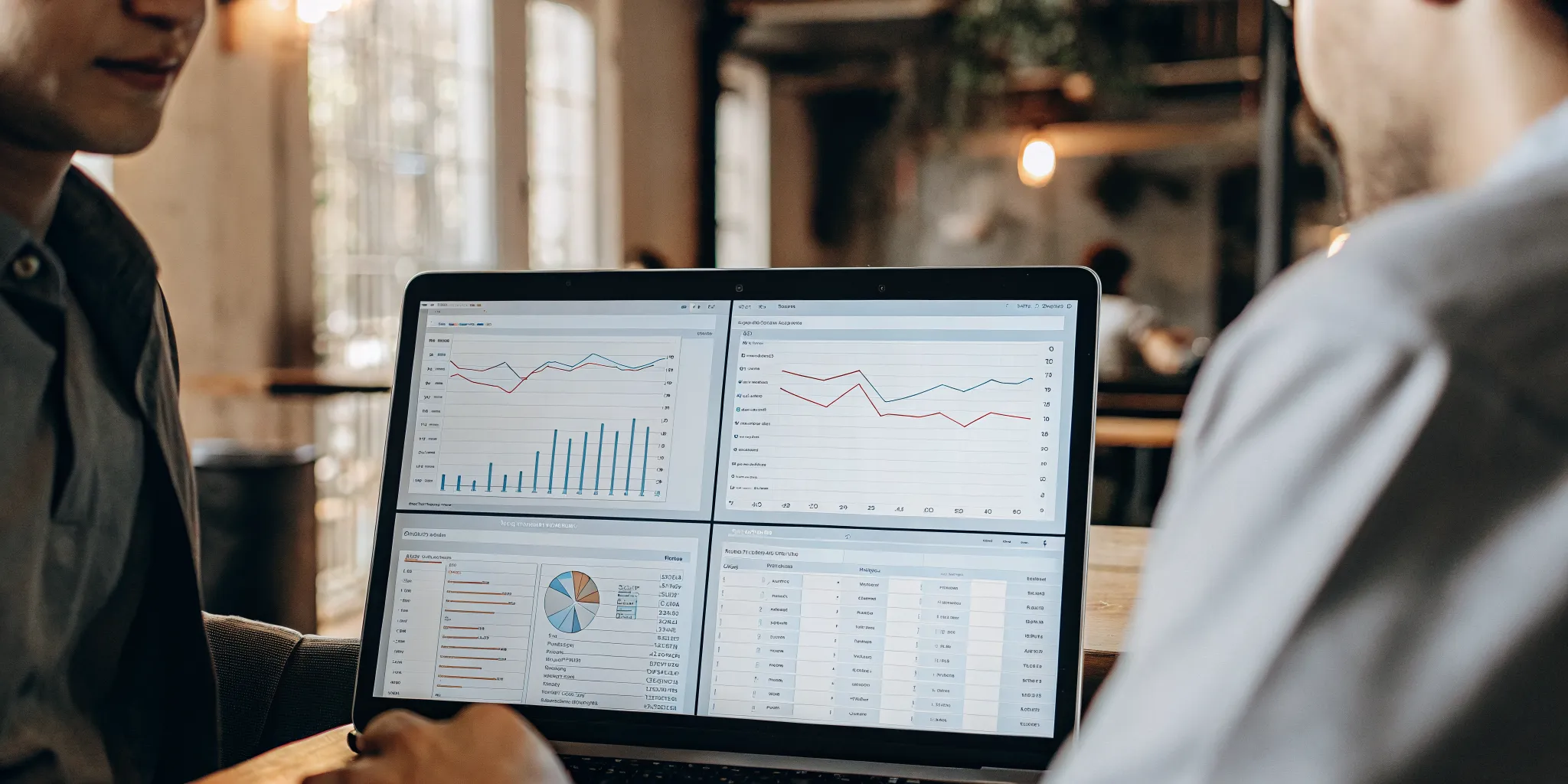 Multi-channel quality assurance dashboard showing unified scoring metrics