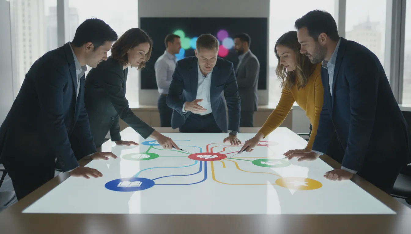 Connected learning, knowledge, quality assurance, coaching, and performance workflow