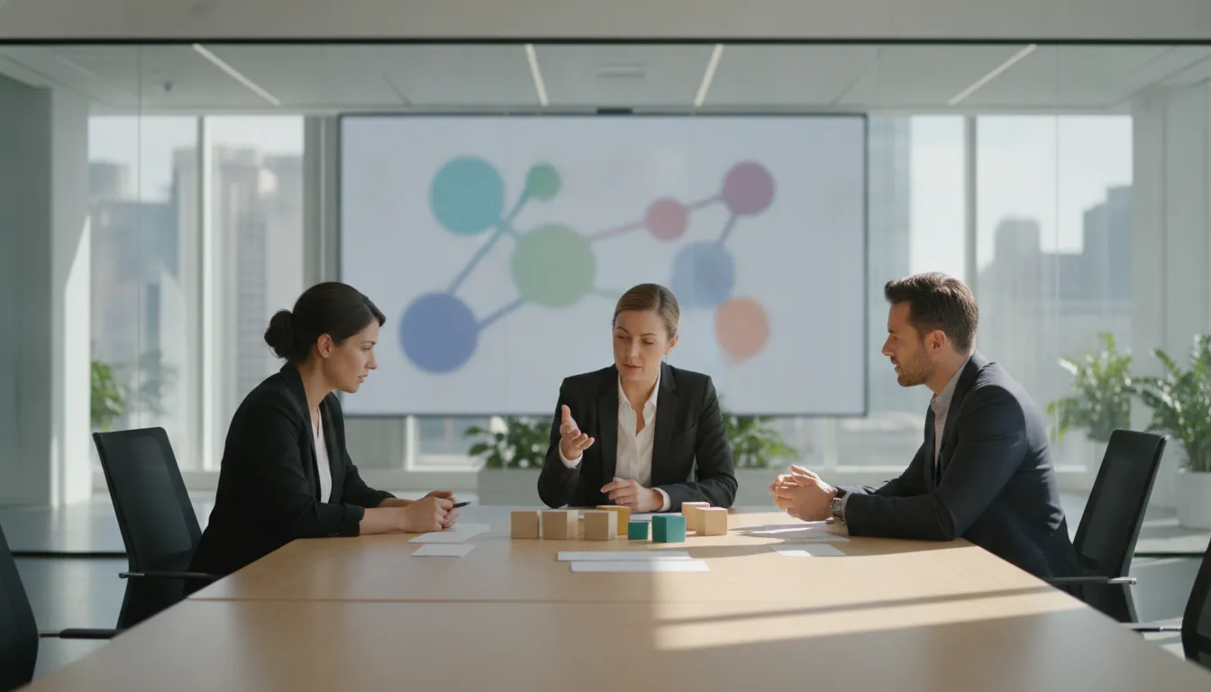 Insurance underwriting leaders discussing a consistent review workflow