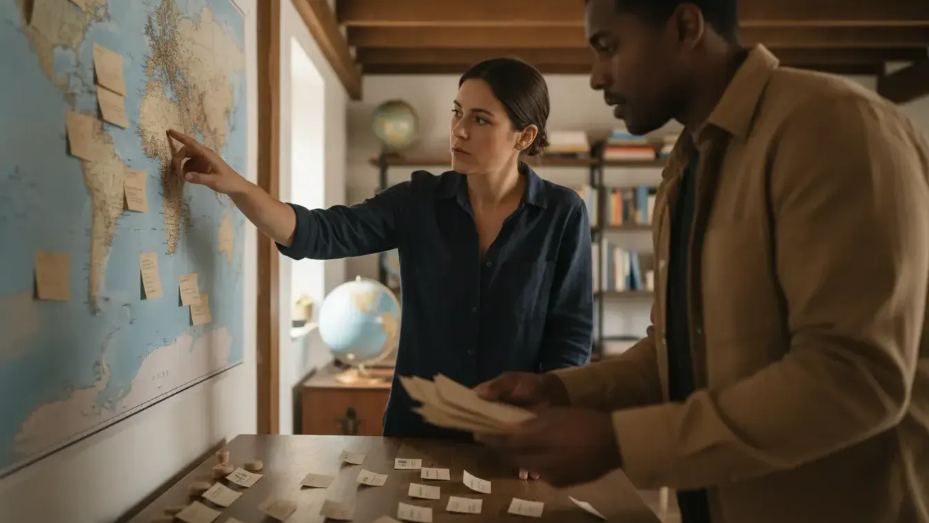 Tour operator team coordinating multi-day itinerary and supplier workflows