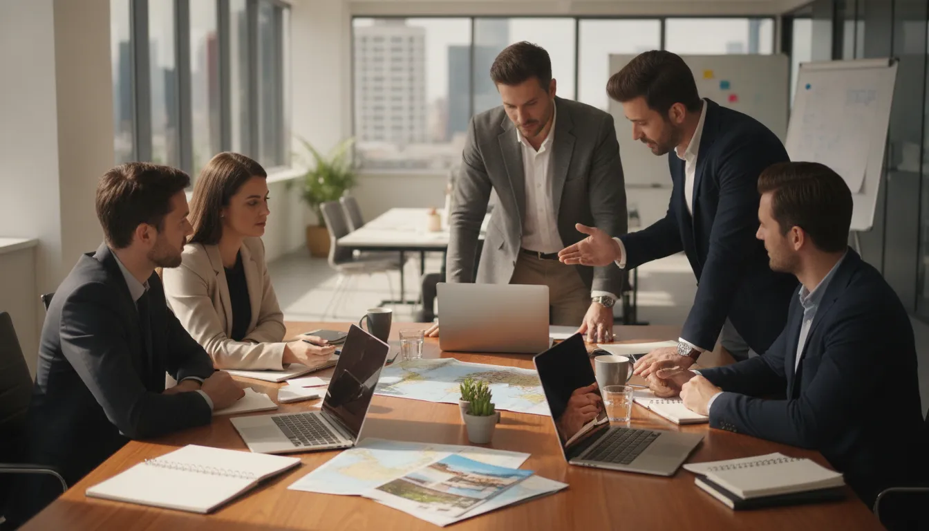 Tour operator finance and operations team reconciling supplier payments