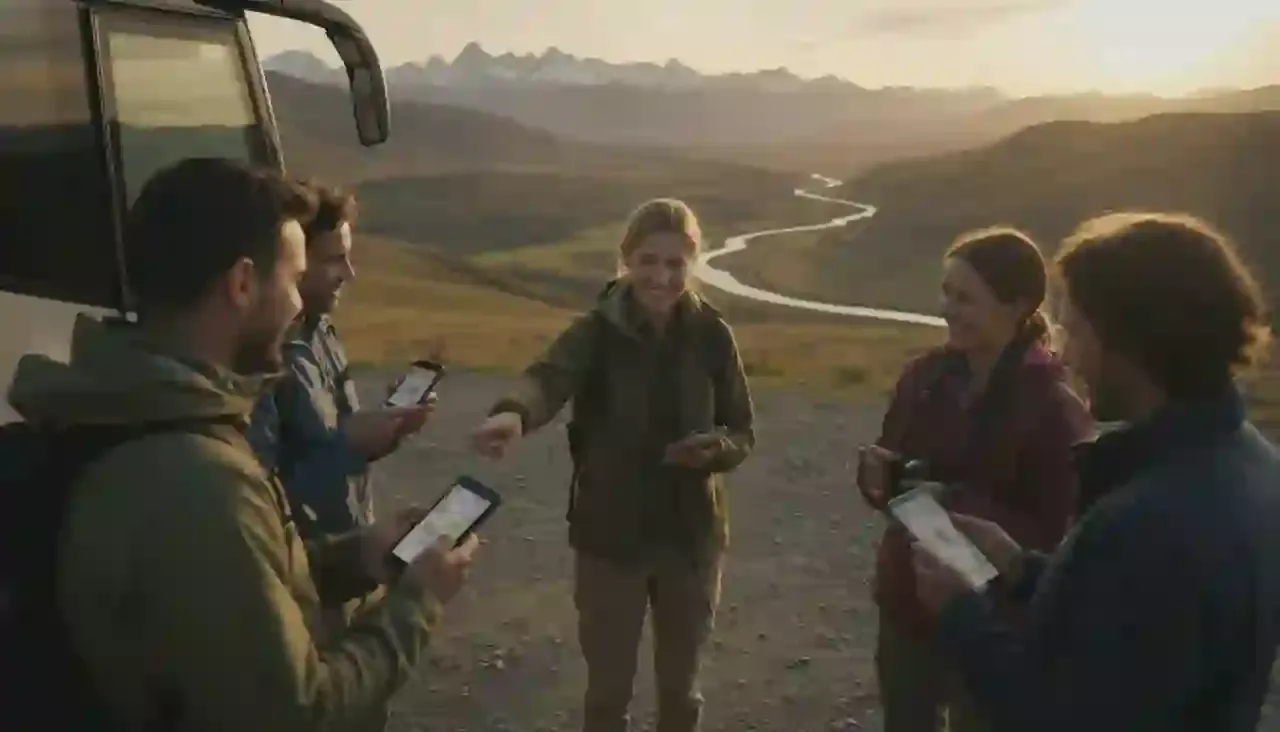 Tour operator customer portal software supporting travelers with mobile access