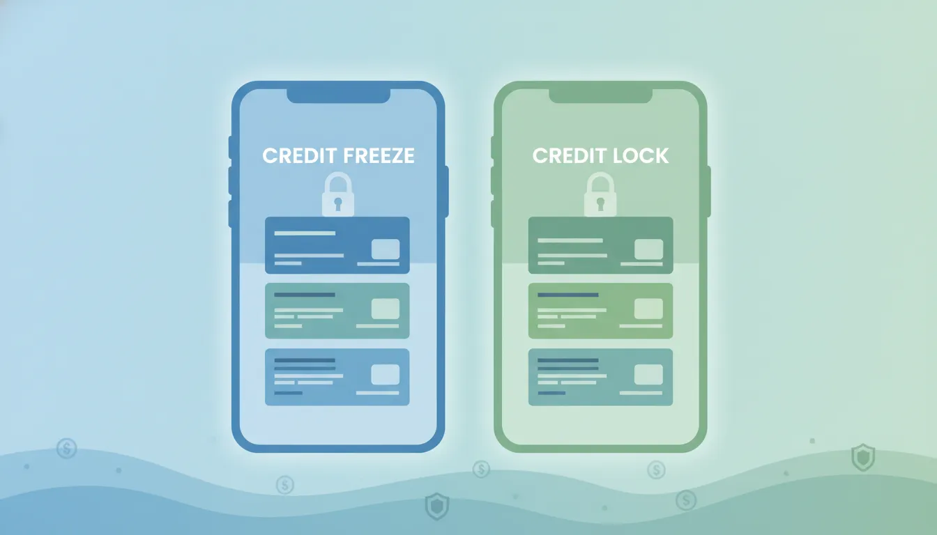 credit freeze vs credit lock comparison for protecting your credit file