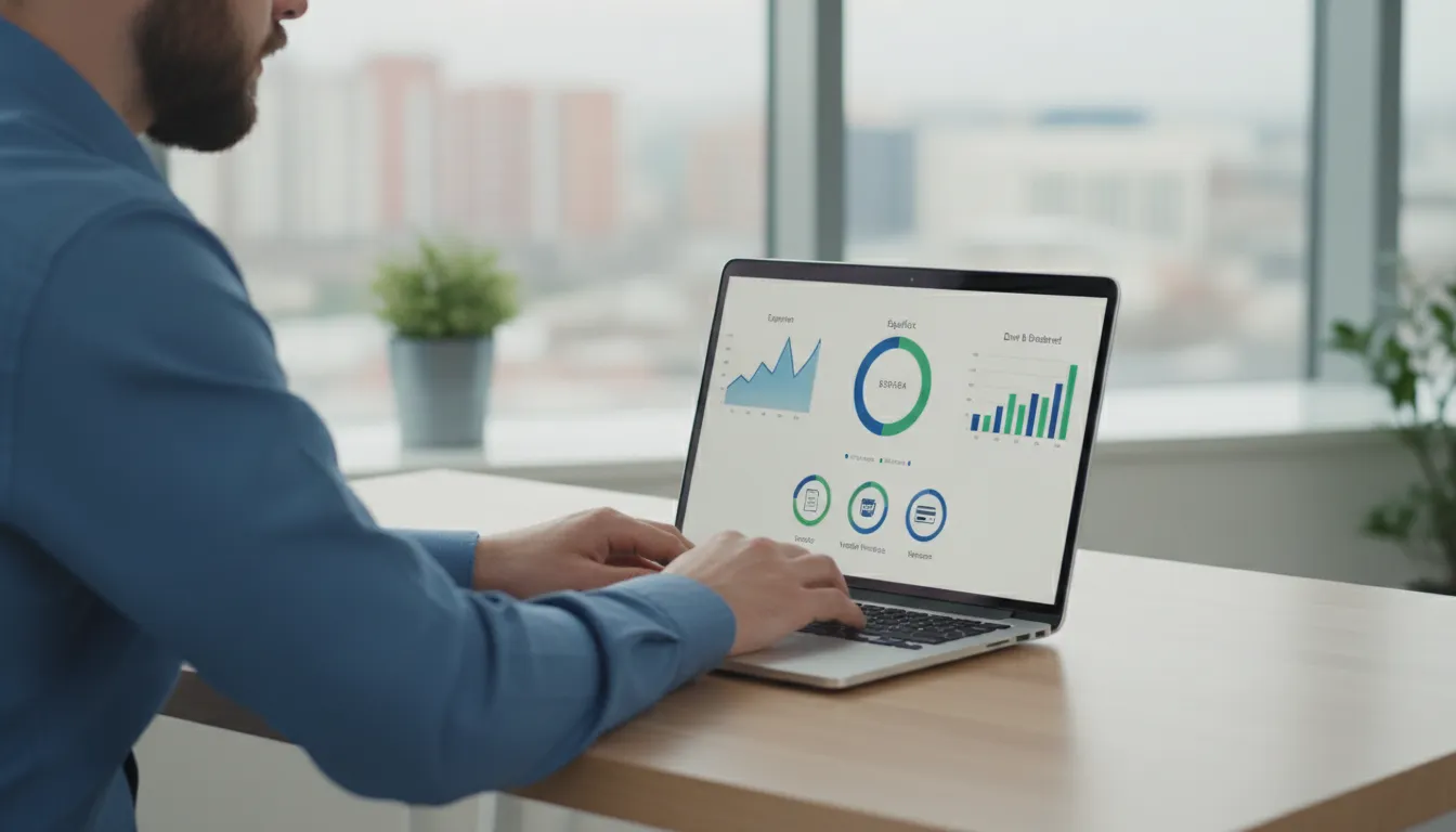 Dashboard for monitoring business credit bureau reports and vendor terms