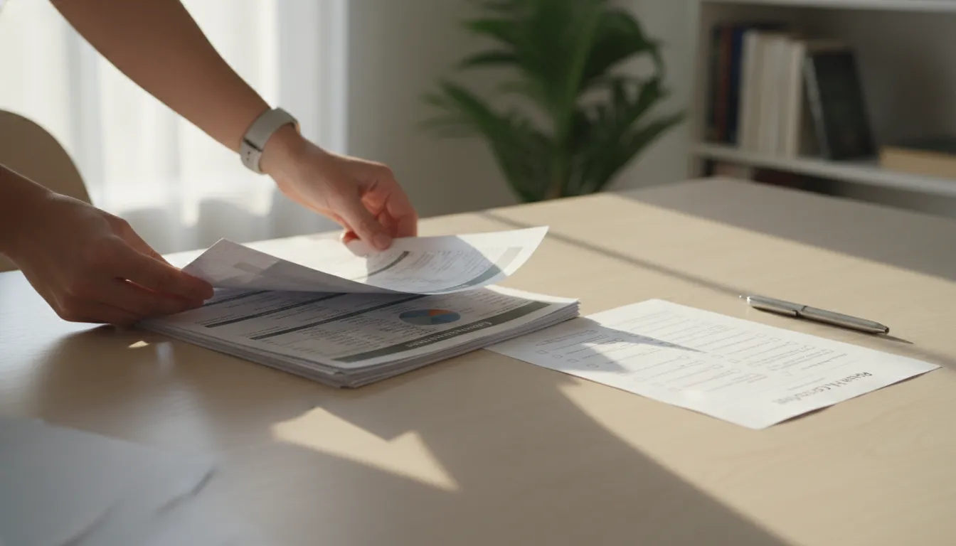 Documents organized for a stronger rental application