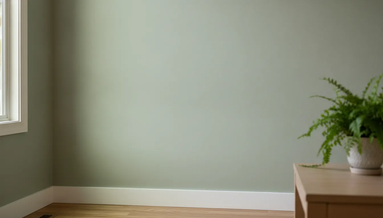Smooth painted plaster wall with an even interior finish in a Boise home