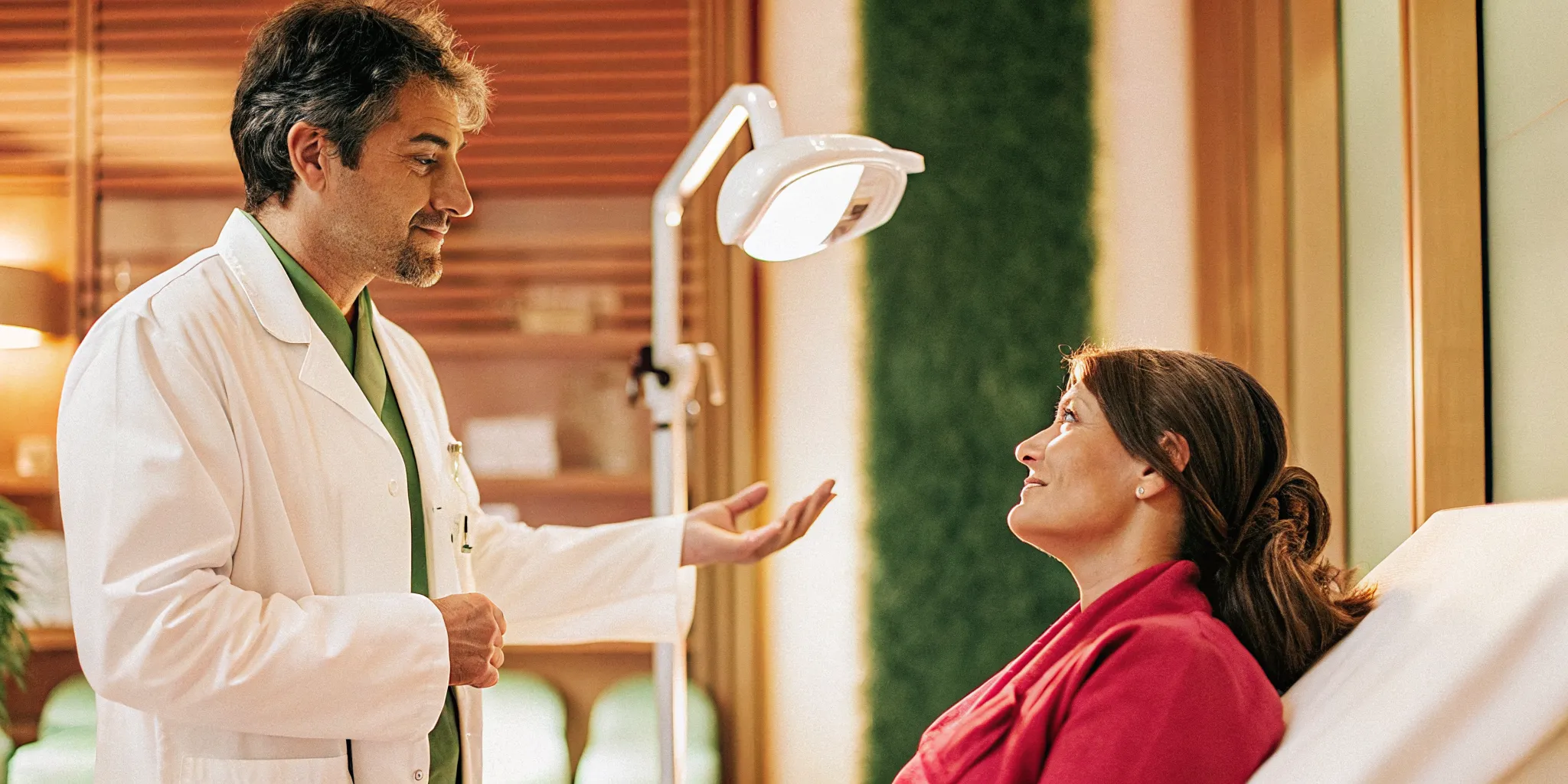 Hair Transplant Cost Financing Investment Guide 2 Physician discussing a personalized hair transplant investment with a patient