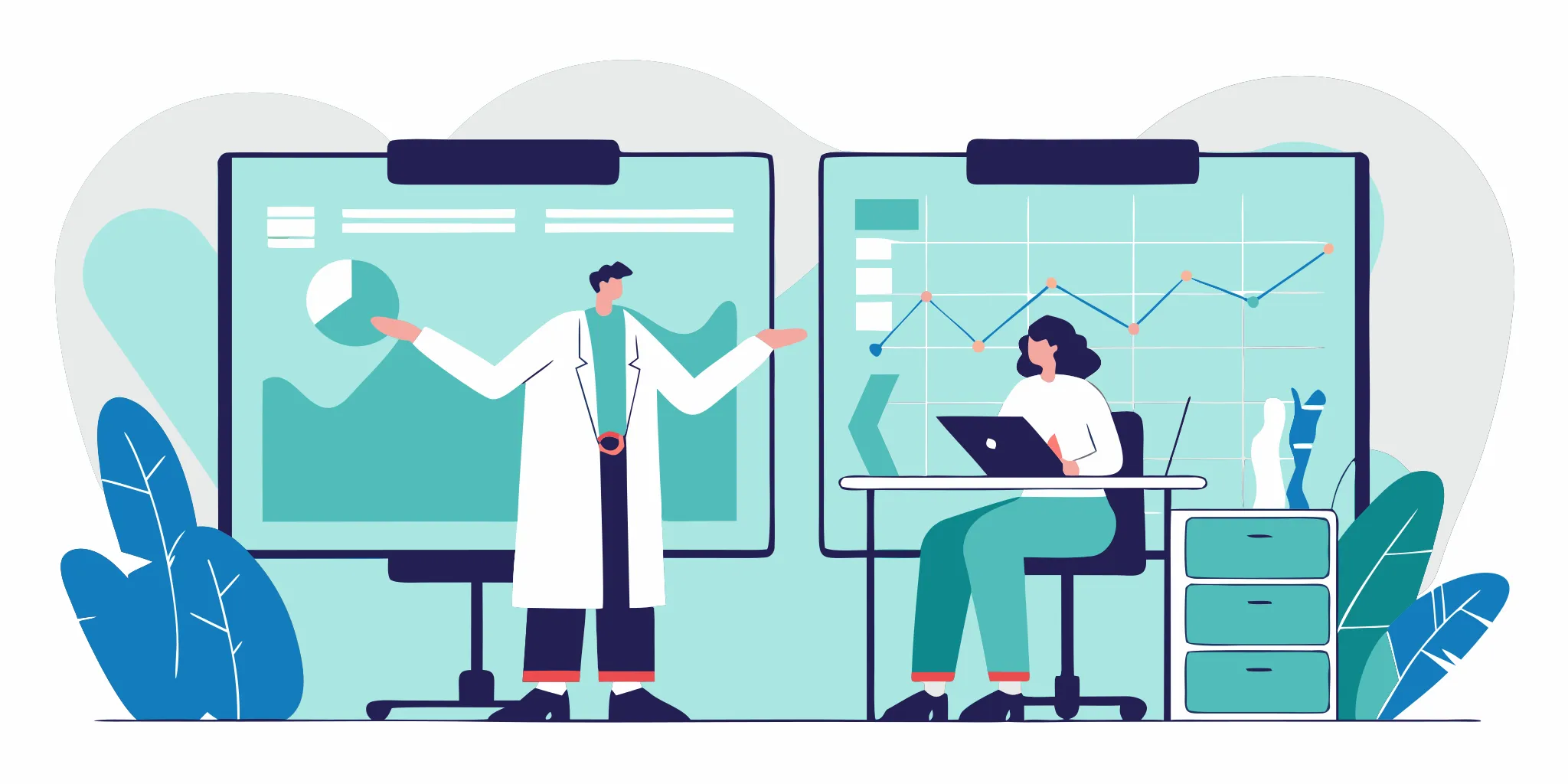 Independent practice owners evaluating medical billing outsourcing partners