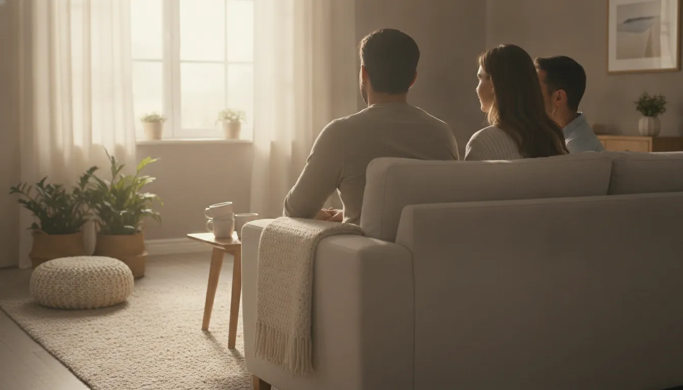 People participating in a supportive trauma-informed recovery group