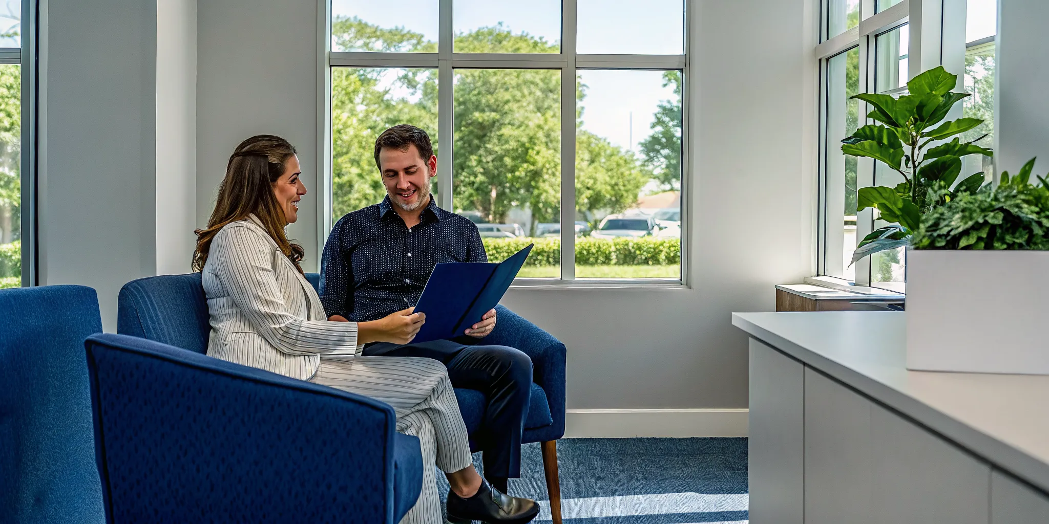 Florida condo buyer reviewing mortgage and association documents