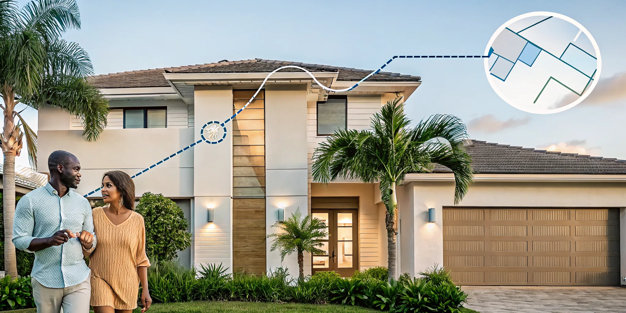 Illustration explaining a Florida home equity line of credit