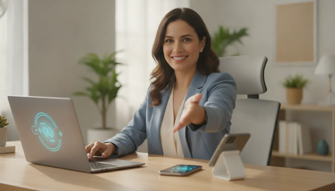 A helpful eNotary On Call support team member ready to help you reserve a session