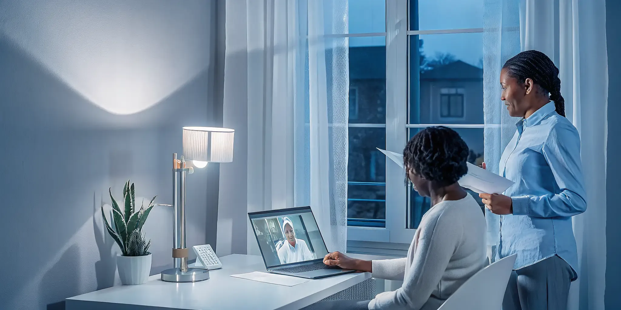 Signer preparing to notarize apostille forms online using a secure video appointment