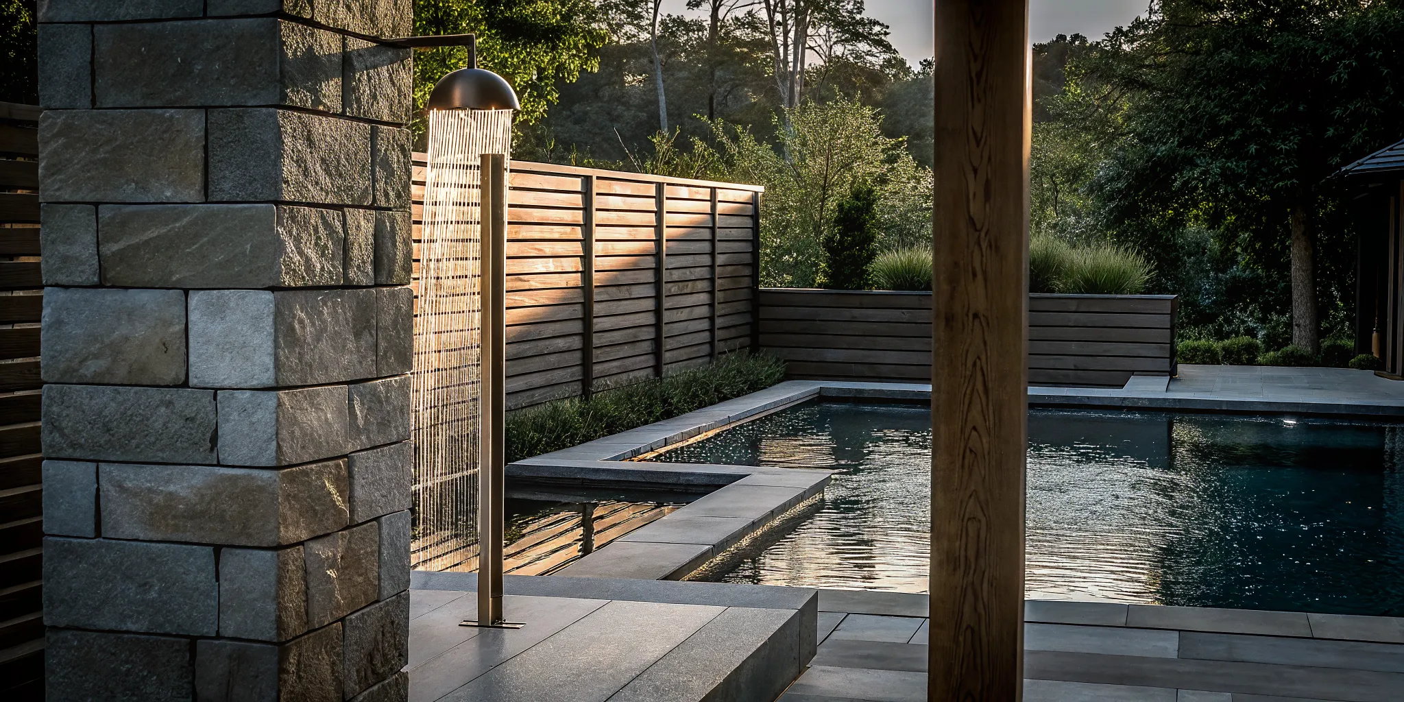 Outdoor Shower Ideas for Luxury Backyards