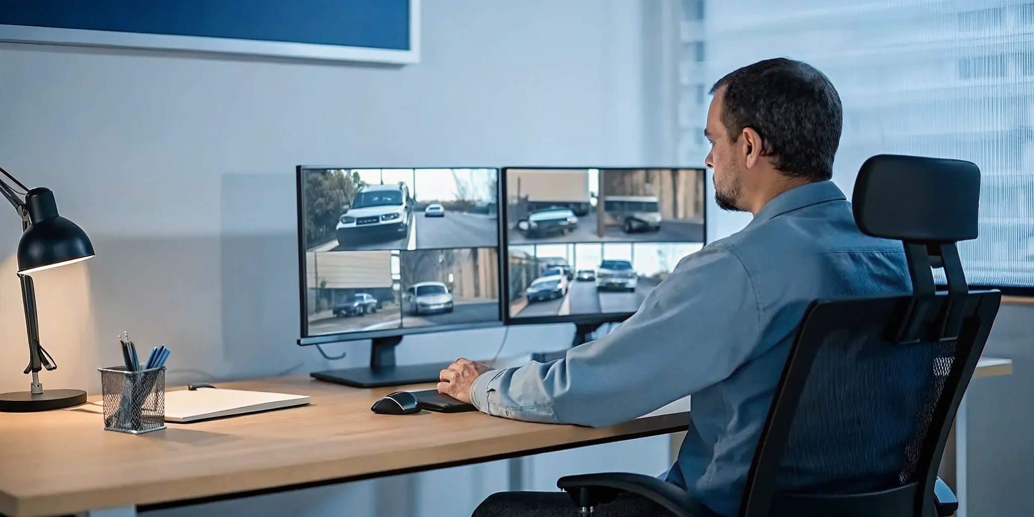 Fleet manager reviewing a Geotab reseller dashboard for telematics planning