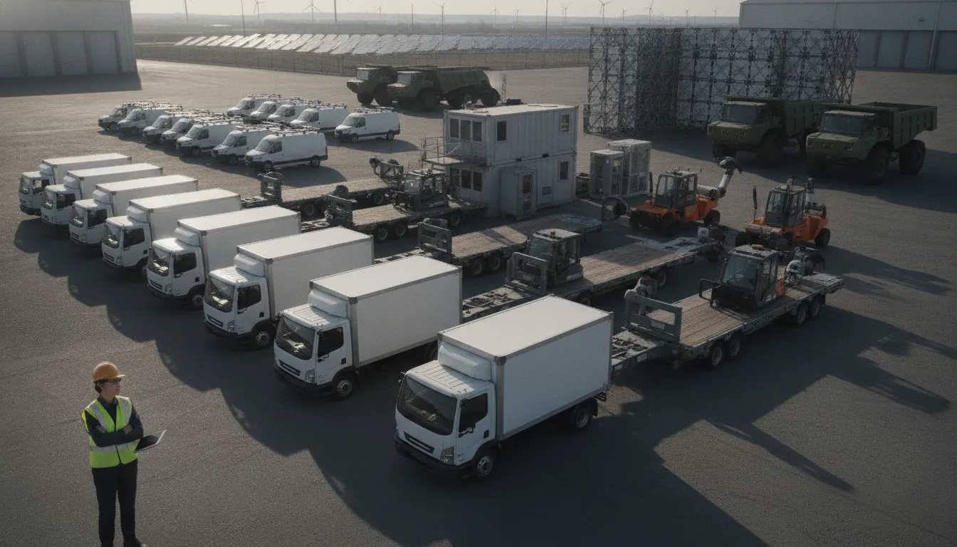 Mixed commercial fleet using a scalable modular platform