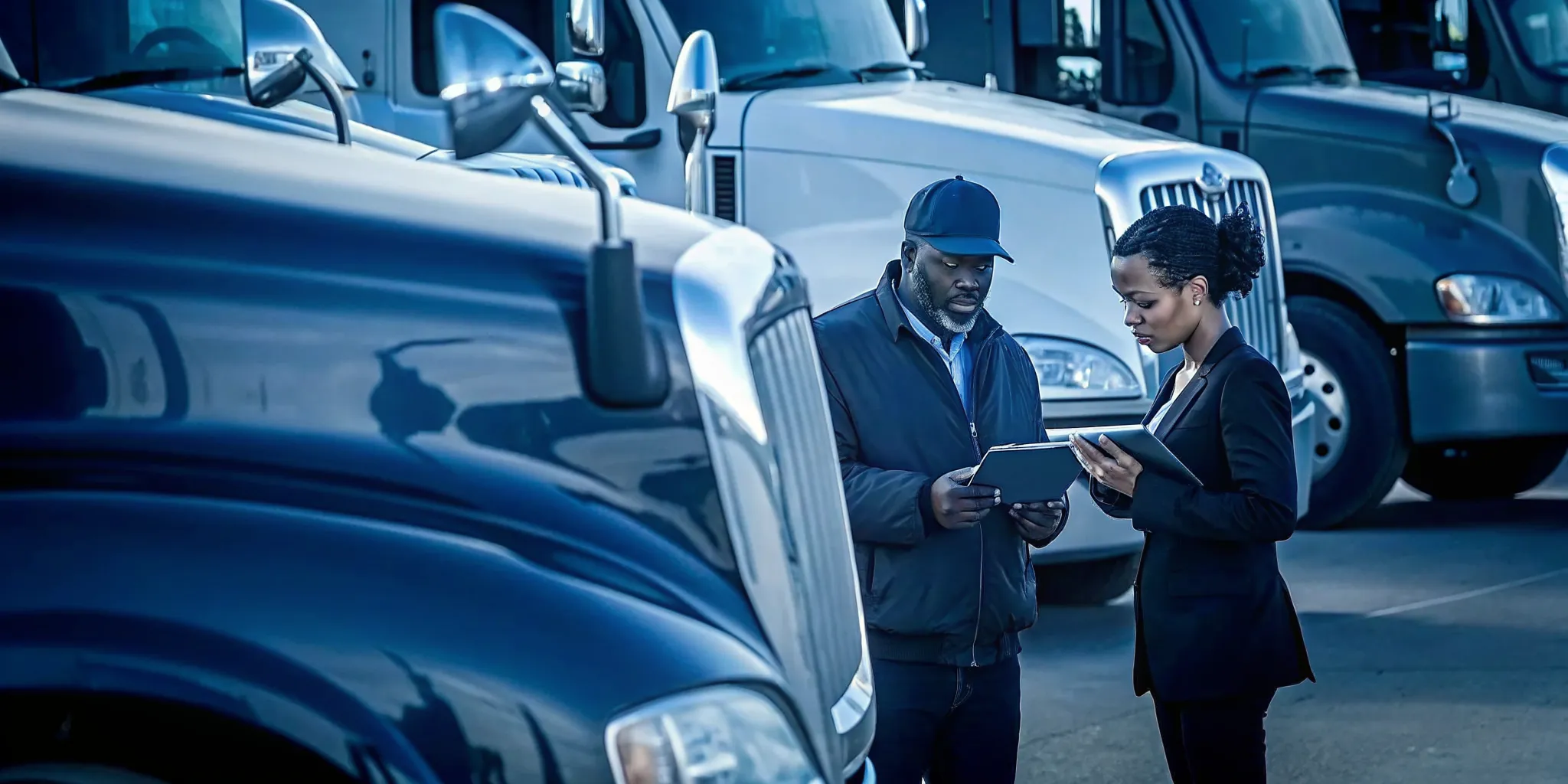 Fleet operations and finance leaders reviewing fleet management system ROI