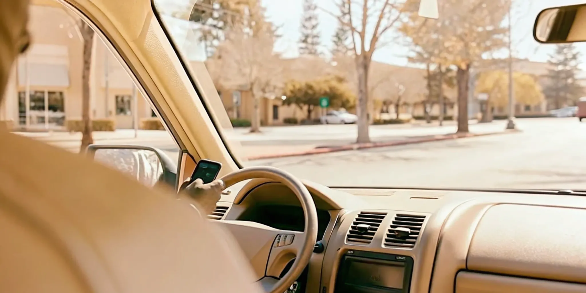 Roseville driver using an ignition interlock device inside a parked car