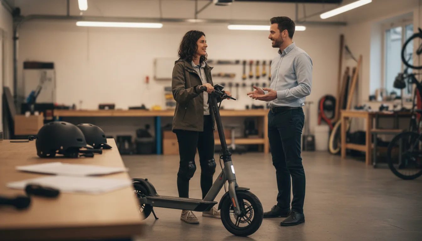 Electric scooter insurance documentation and secure ownership checklist