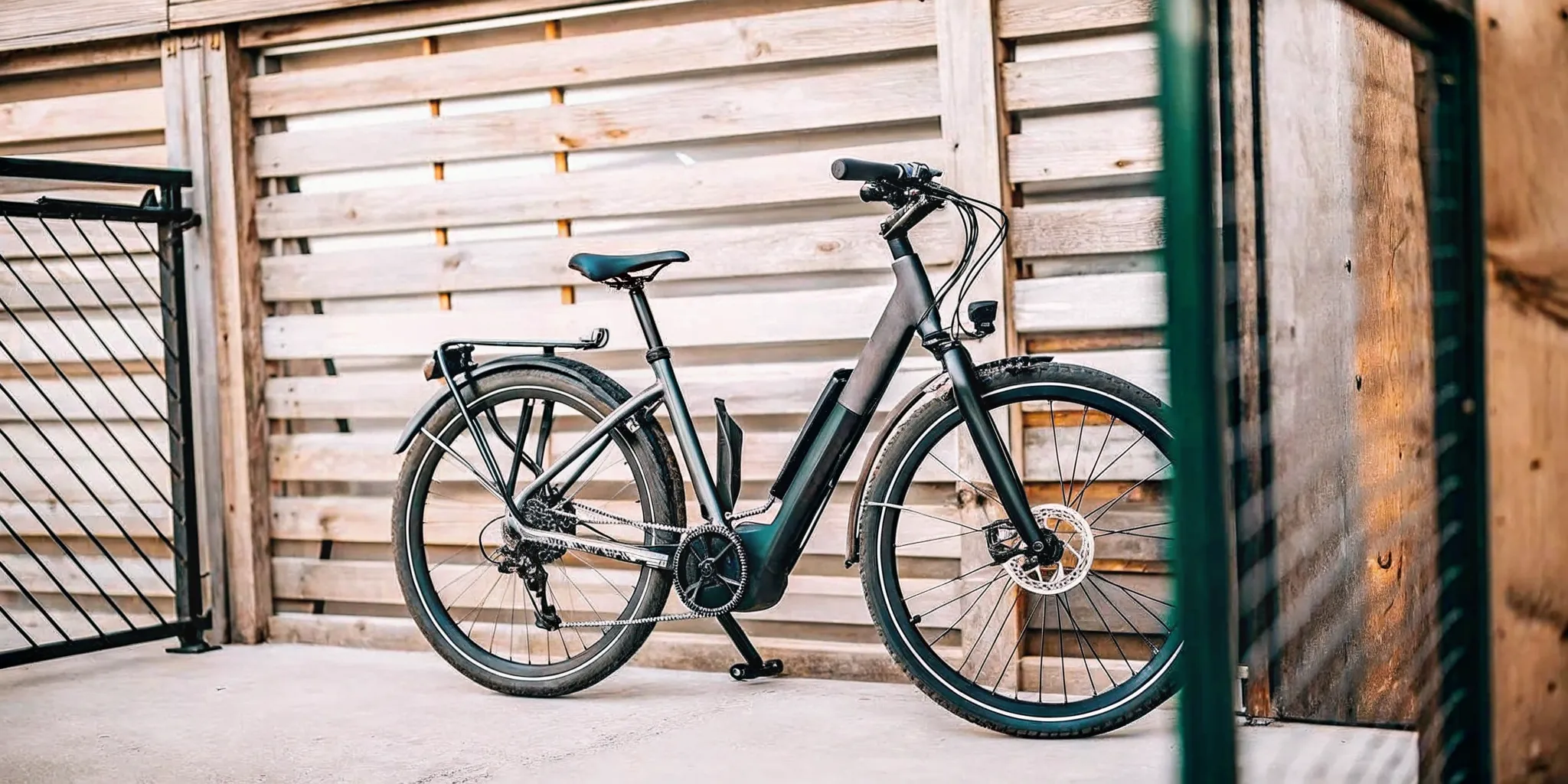 Best commuter electric bike showing practical lights fenders and rear rack