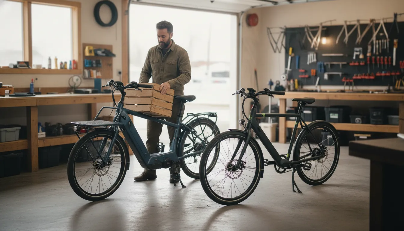 Electric cargo bike vs electric trike cargo storage comparison
