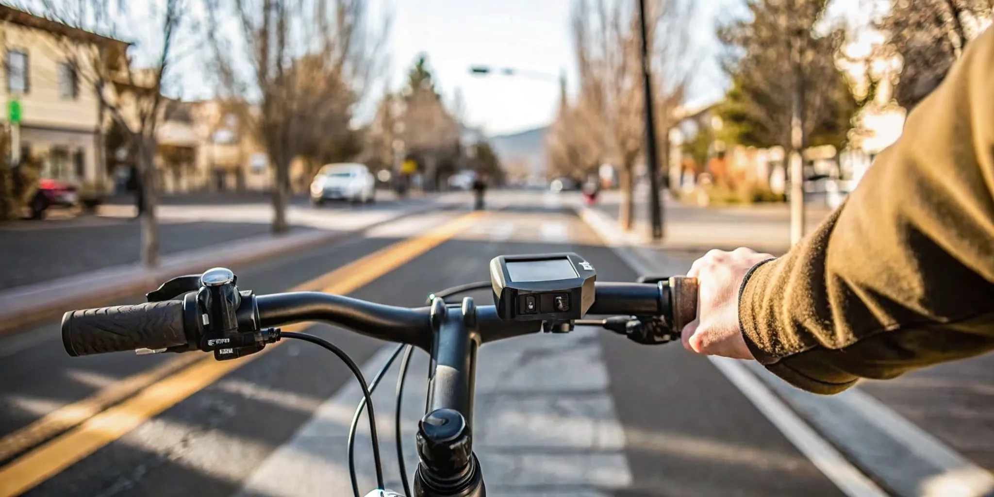 Segway Myon commuter electric bike smart display and handlebar controls