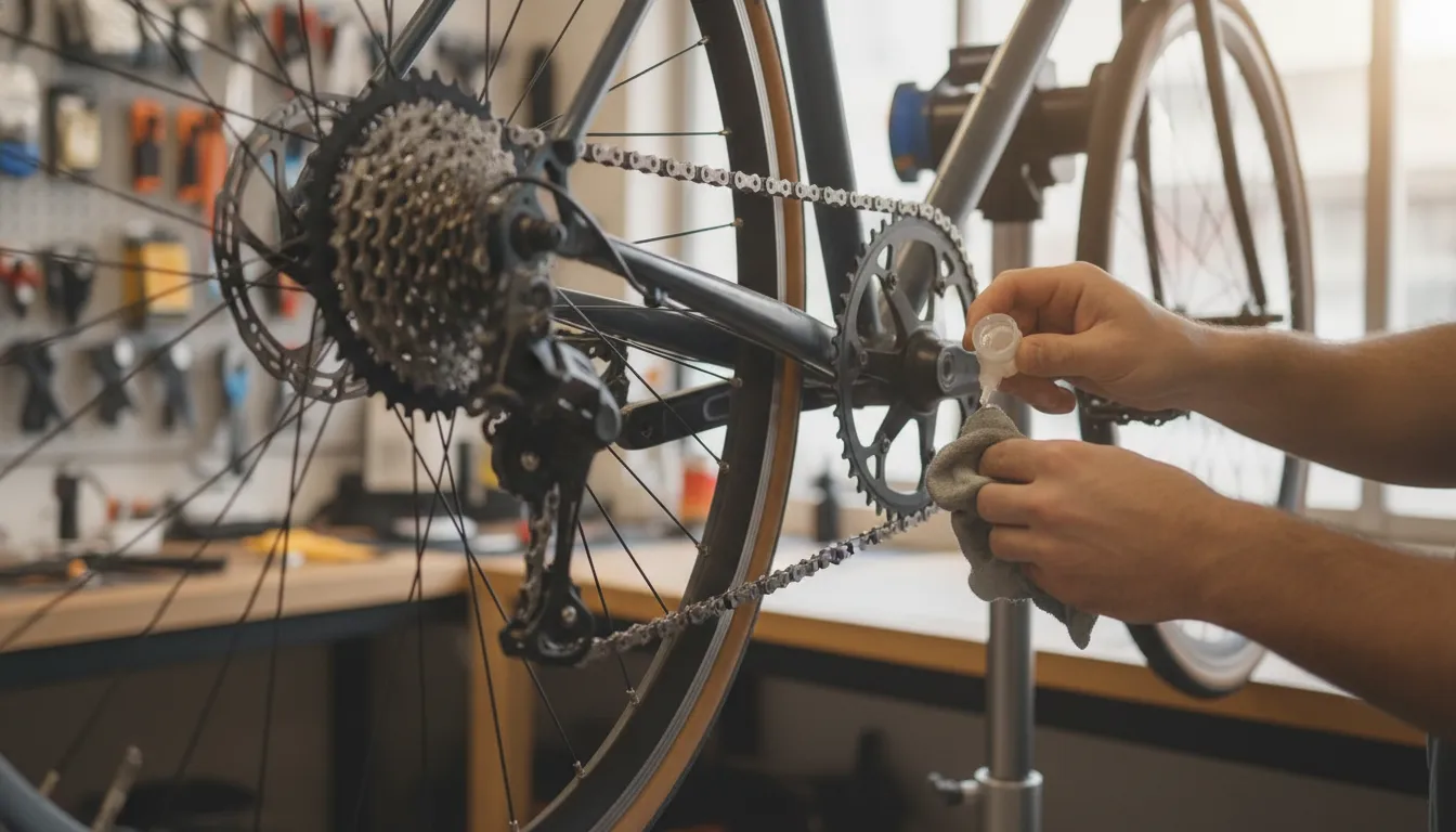 Torque sensor area on an electric bike drivetrain