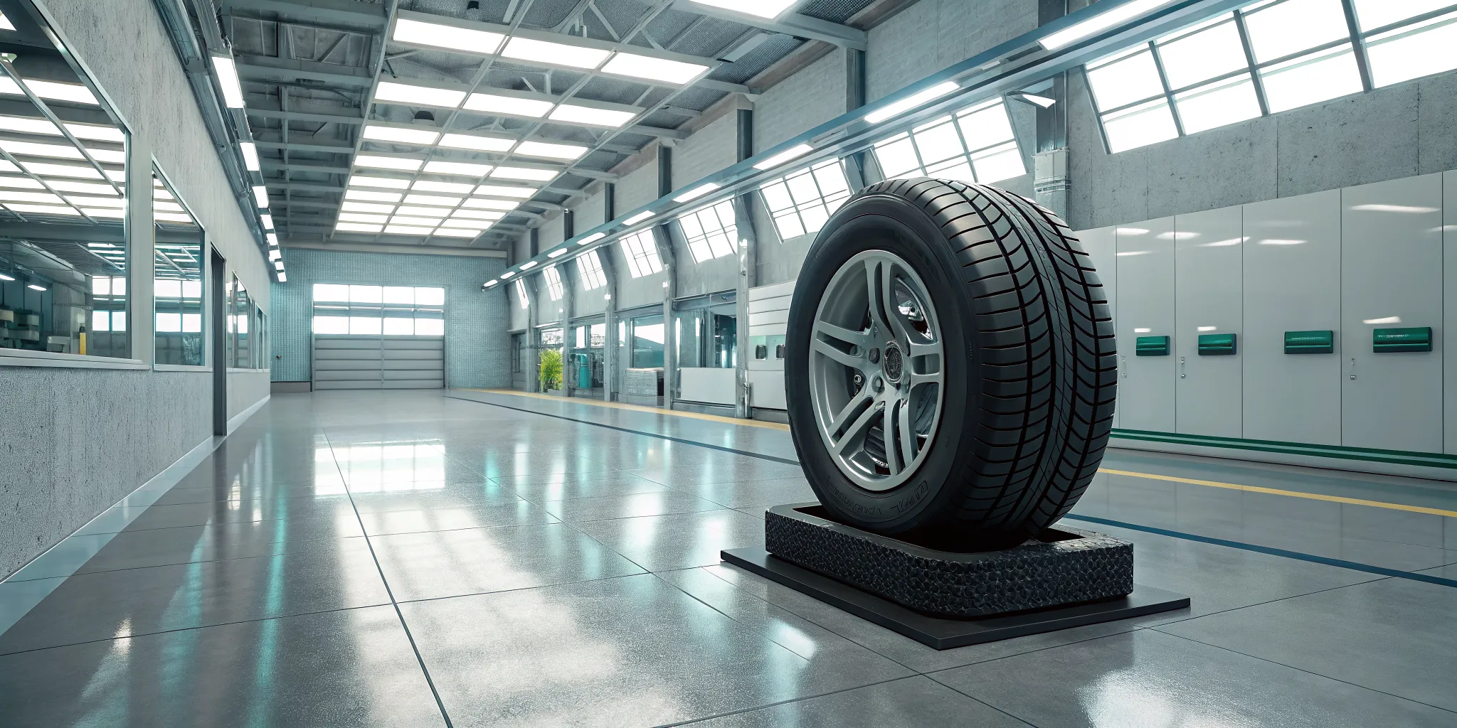 A tire in a retreading facility where software is used to deliver key benefits.