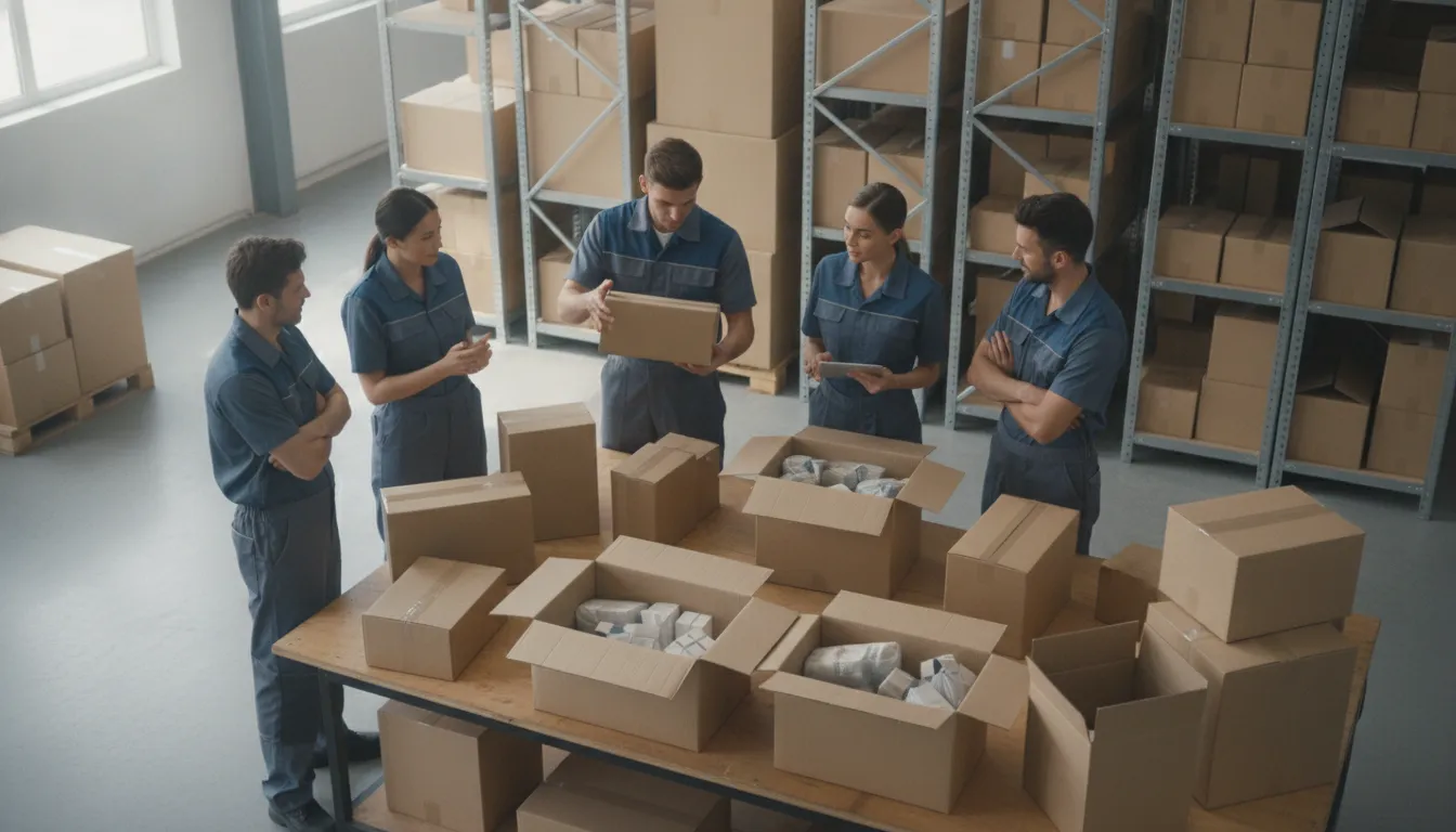 Beauty distribution team reviewing customer pricing at order entry