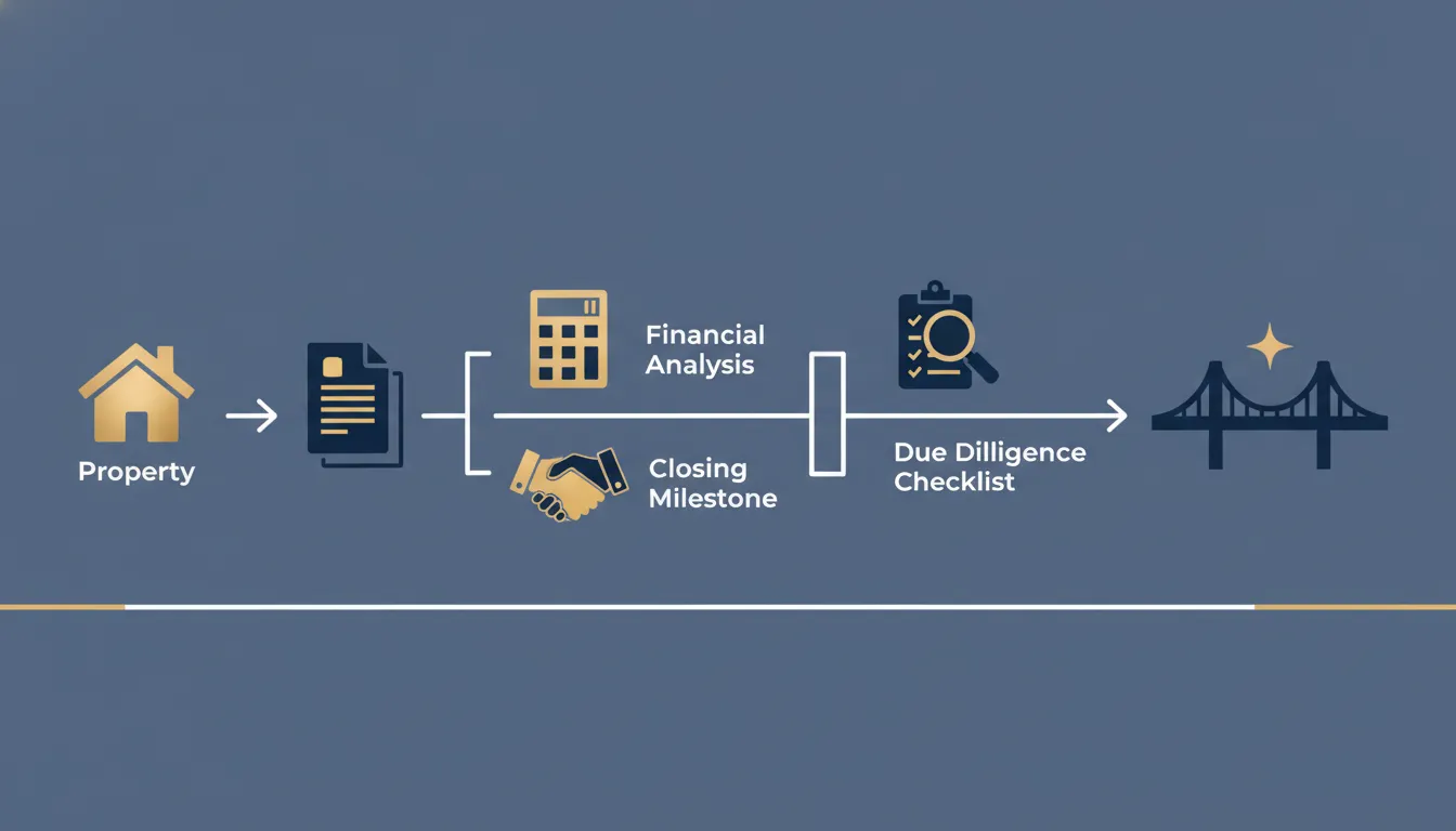 Bridge loan term sheet review process for real estate investors