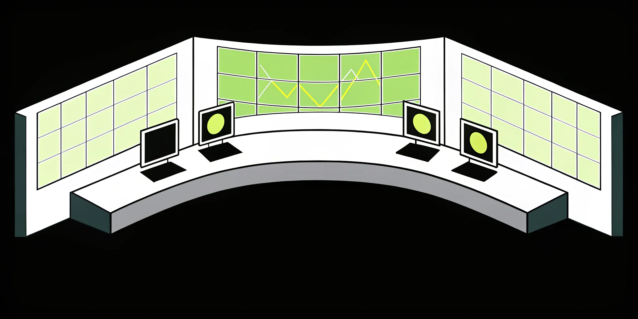 Best open-source anomaly detection tools displayed on monitors in a control room.