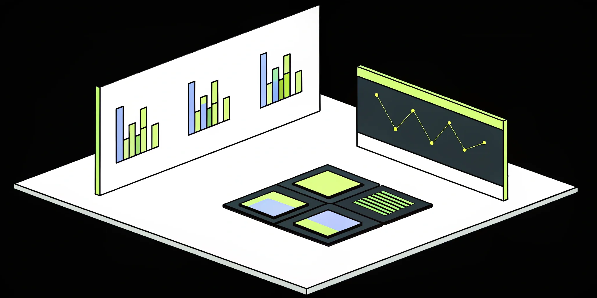 AI-powered time-series forecasting: Charts, graphs, and data analysis.