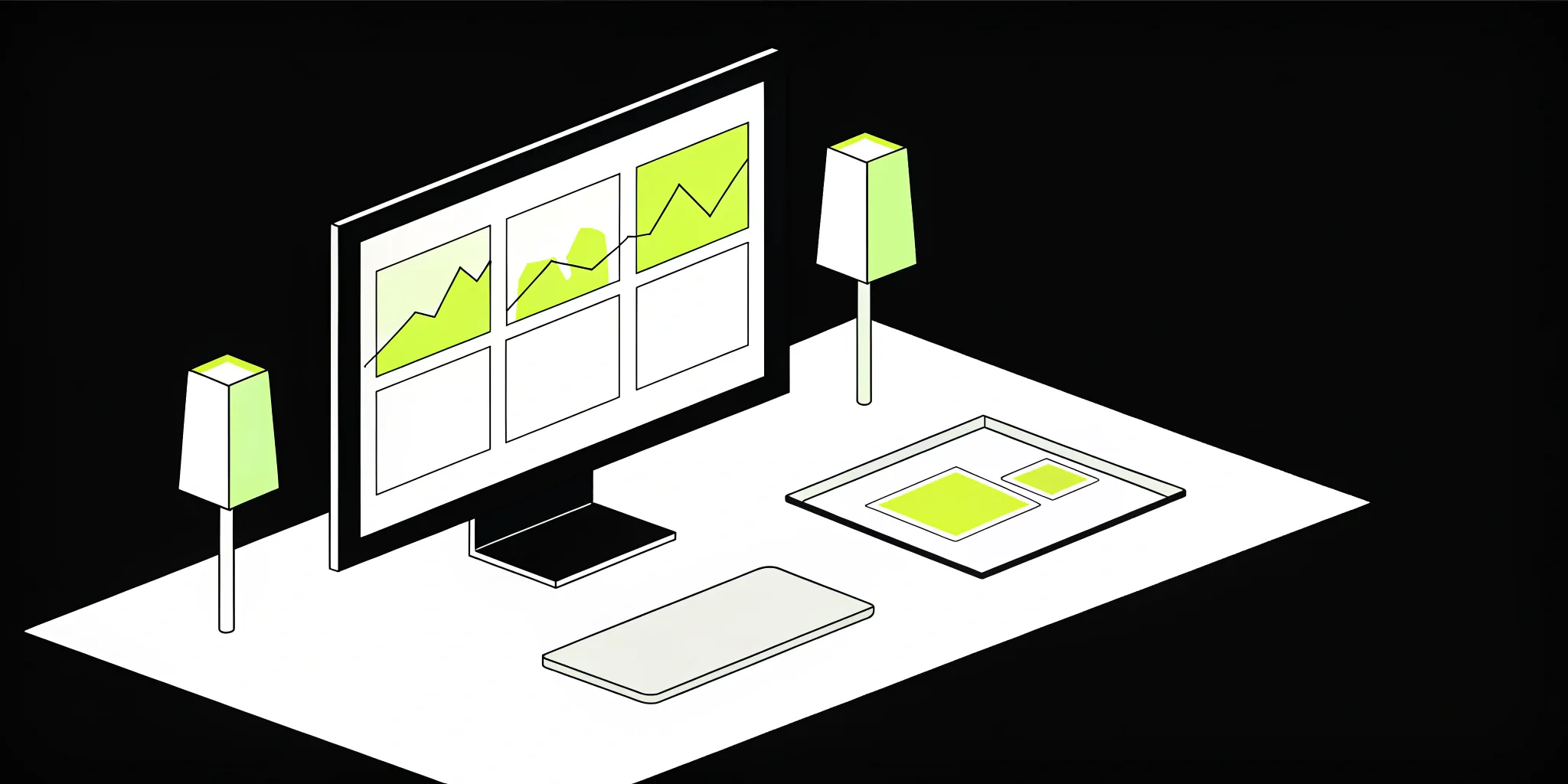 AI forecasting tools displayed on a computer screen.