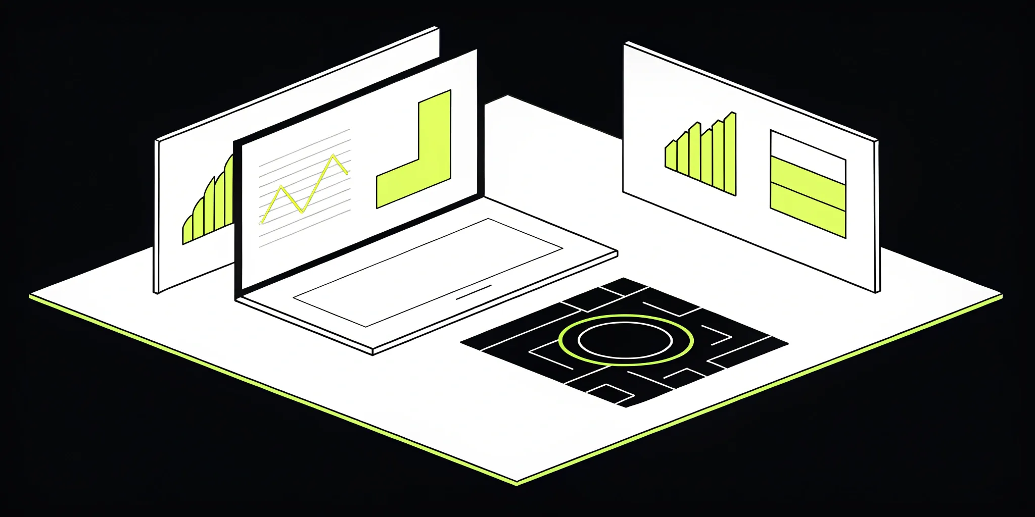 Open-source tools for time-series analysis displayed on a laptop.
