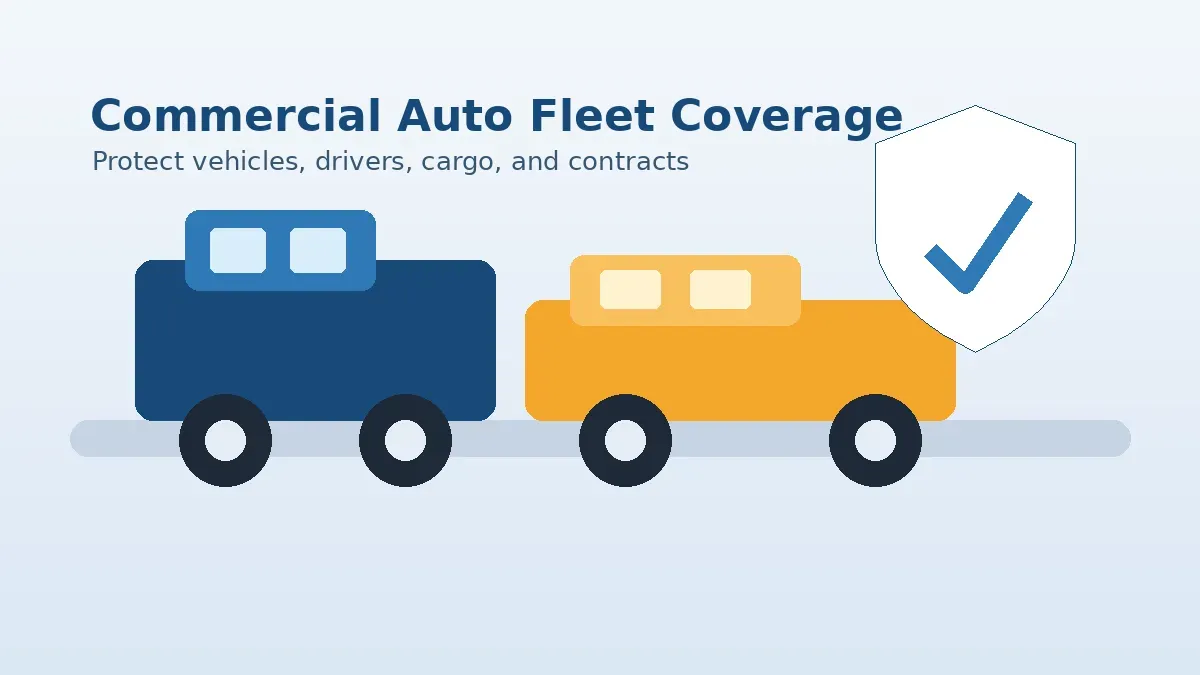 Commercial auto insurance for Florida business fleets and delivery vehicles