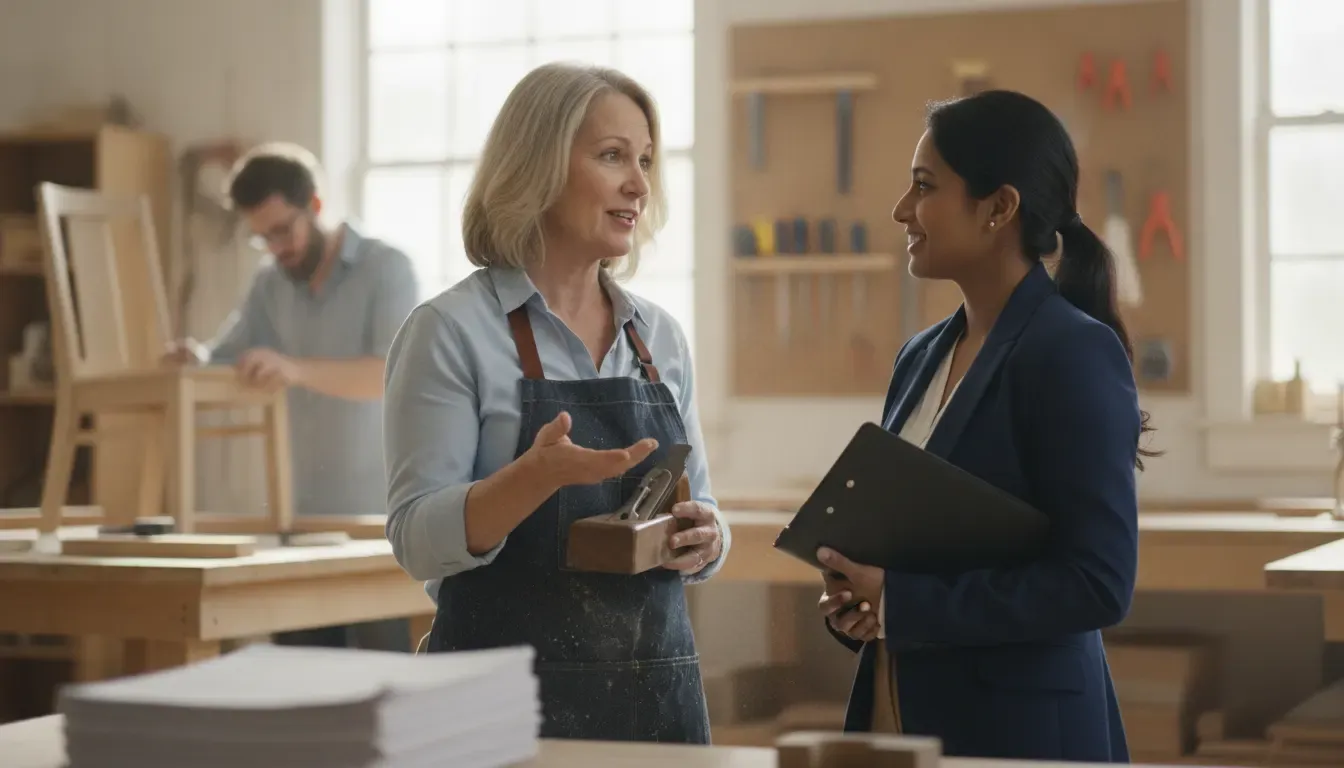 Florida business owner discussing long-term life insurance protection with an advisor