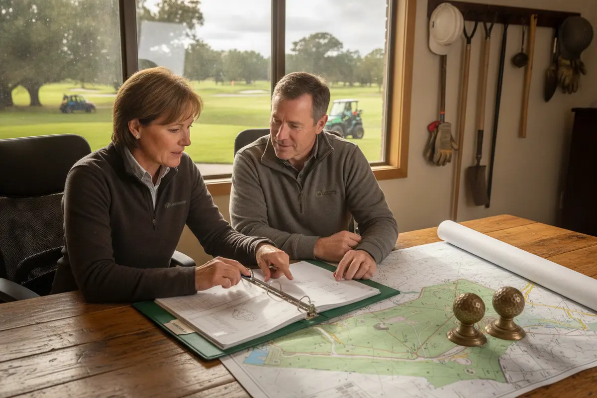 Course leaders mapping operating responsibilities and handoff records