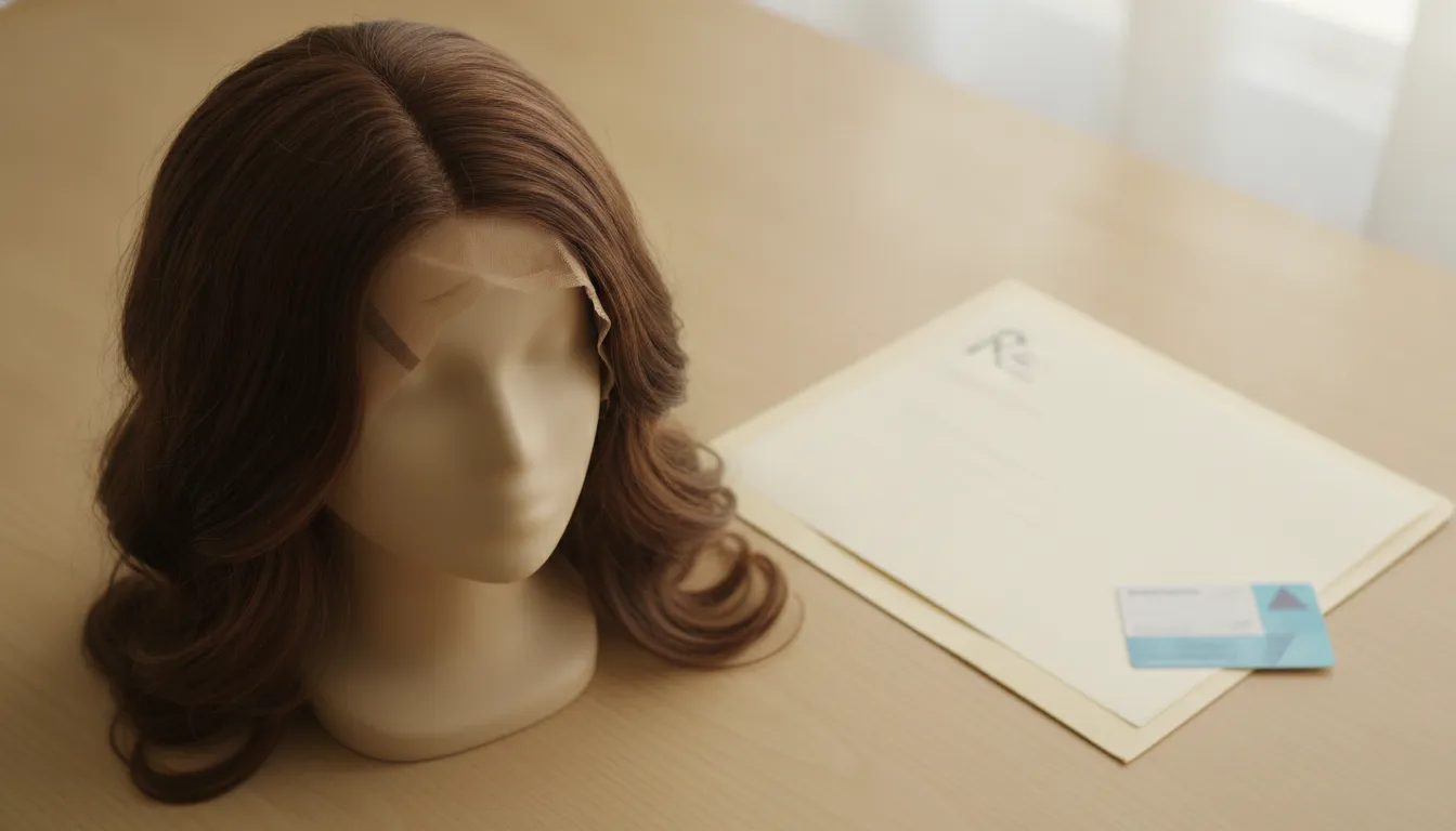 Cranial prosthesis with insurance claim documentation
