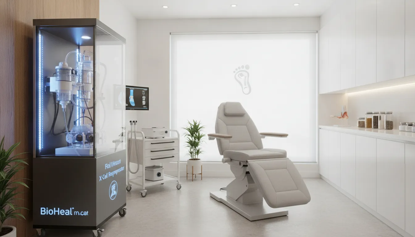 Modern podiatry treatment room at Comprehensive Foot and Ankle Institute