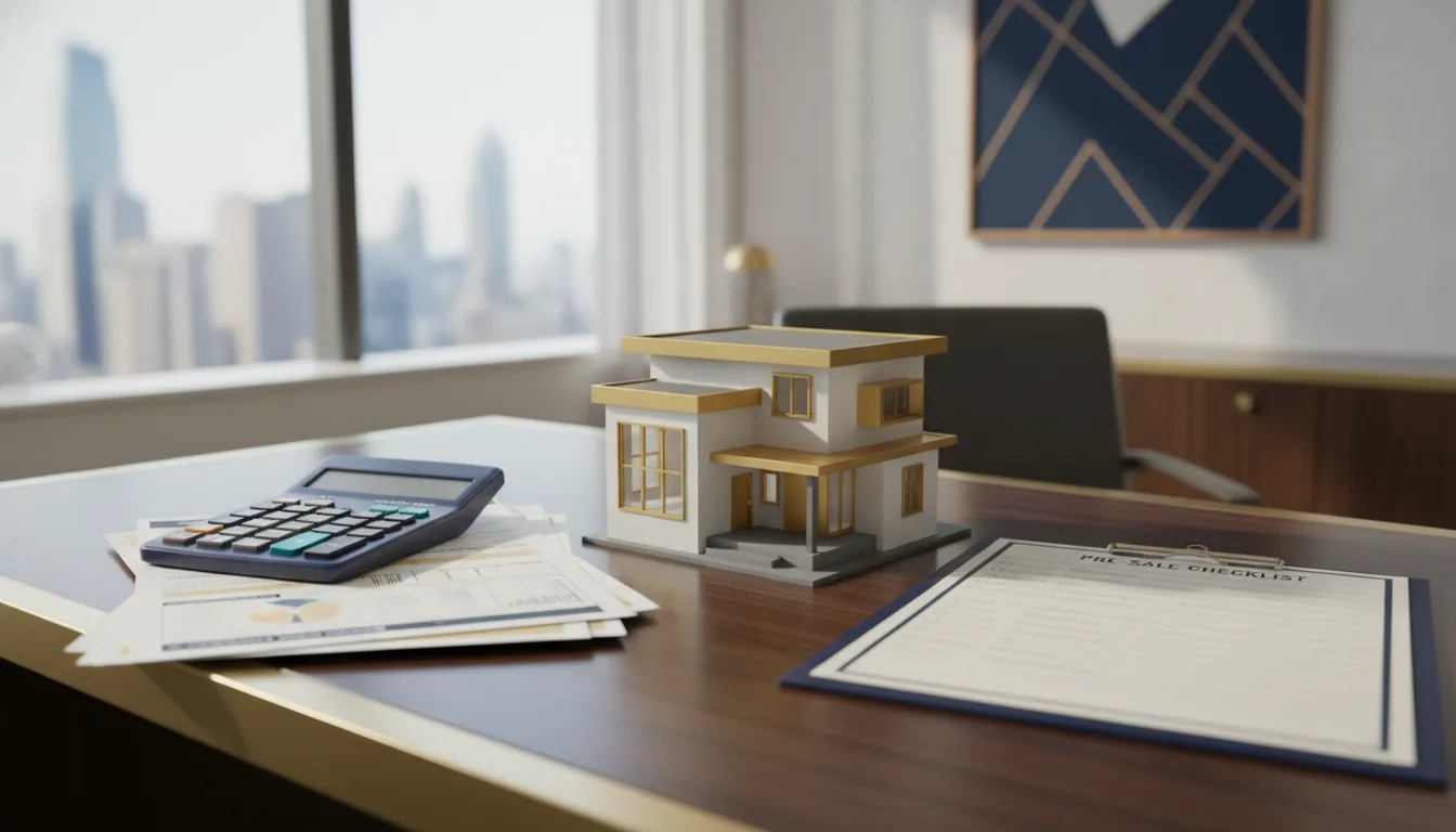Depreciation recapture planning for rental property tax forecast worksheet