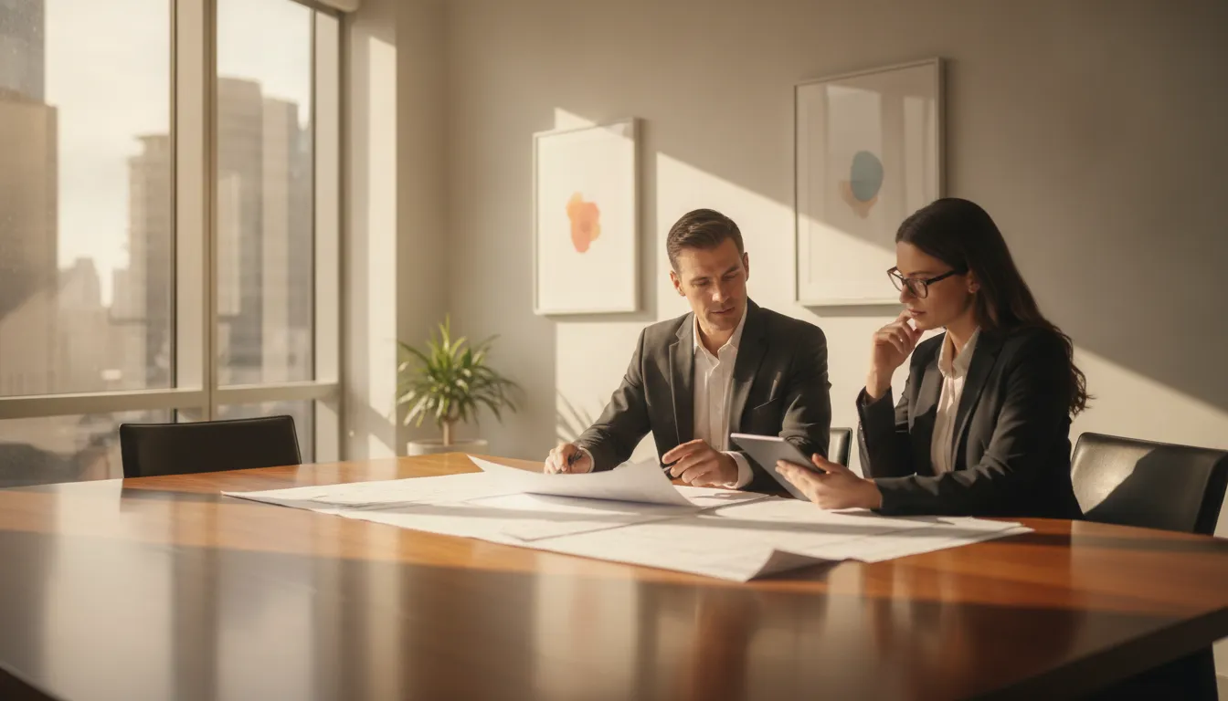 Real estate fund sponsor and CPA reviewing fund accounting controls
