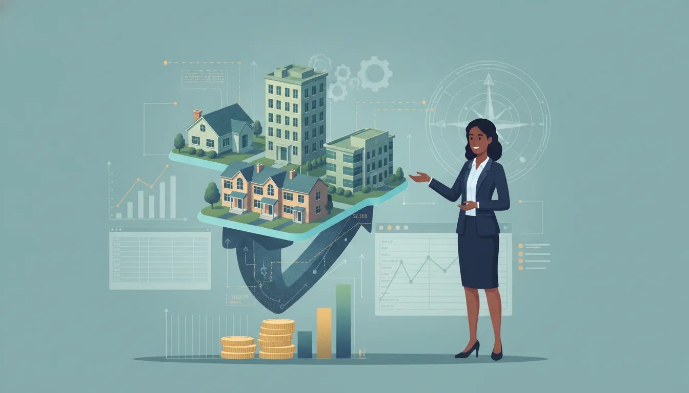 Real estate investor comparing properties in a consolidated portfolio P&L